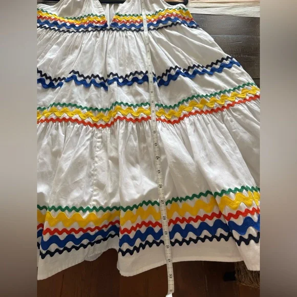 Lisa Marie Fernandez Colorful Striped Summer Dress - Picture 7 of 7